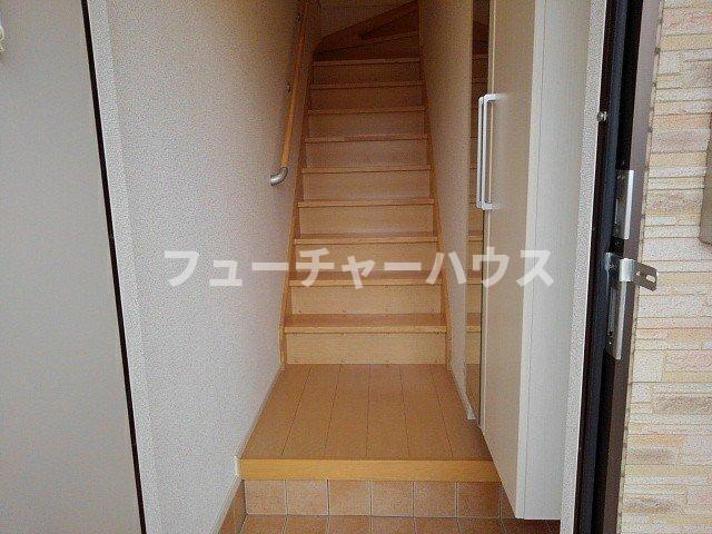 アイリスブルーム Aの玄関写真