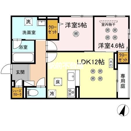 TORISIA STAGE 小郡駅南の間取り写真