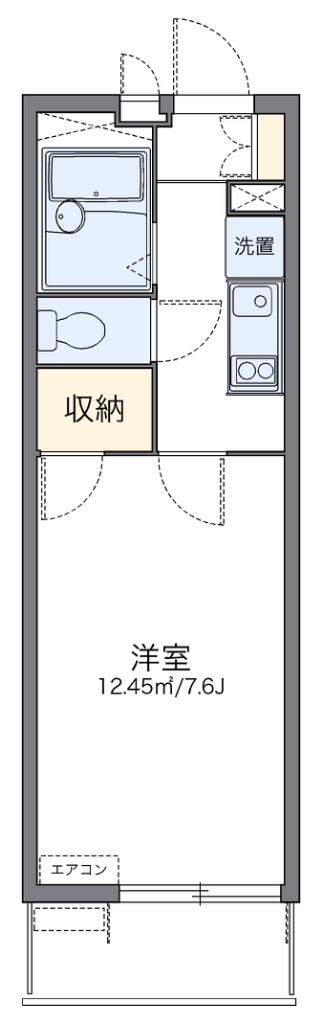 レオパレスムーンライトスクエアの間取り写真