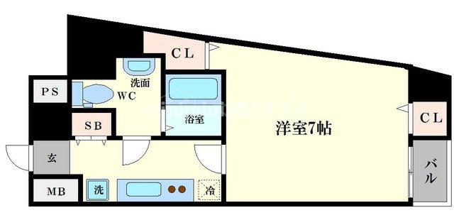 CITY SPIRE堺筋本町の間取り写真
