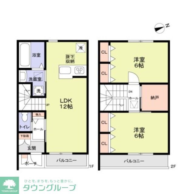 小田急江ノ島線 藤沢本町駅 徒歩11分 2階建 新築の間取り写真