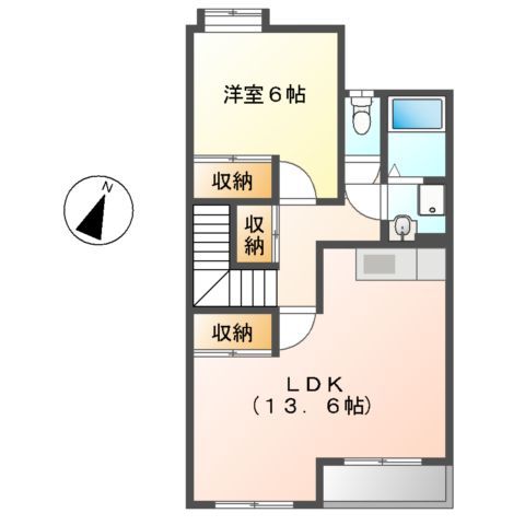 サンヒルズの間取り写真