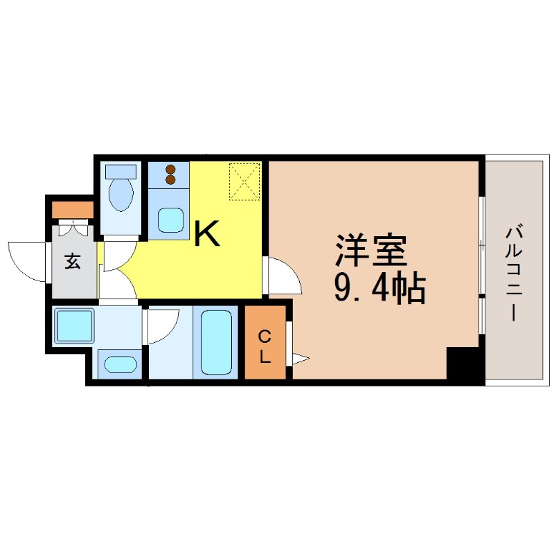 ＪＲ中央本線 金山駅 徒歩7分 8階建 築19年の間取り写真