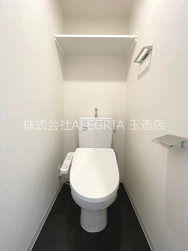 地下鉄中央線 深江橋駅 徒歩7分 15階建 築6年のトイレ写真