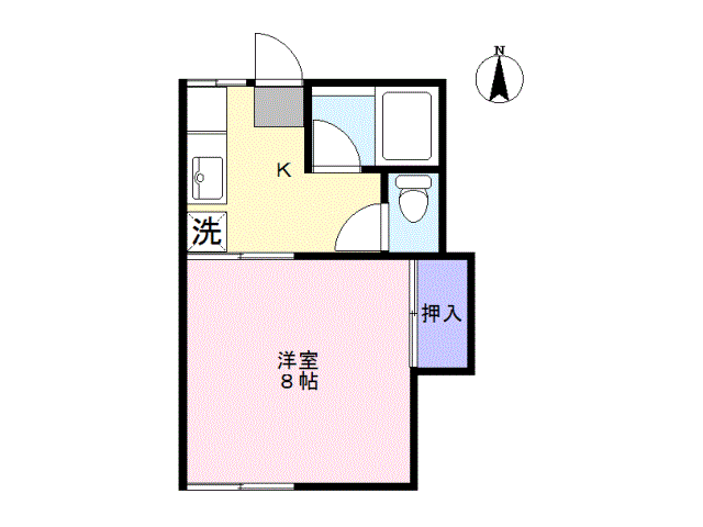 コーポ遠沖の間取り写真