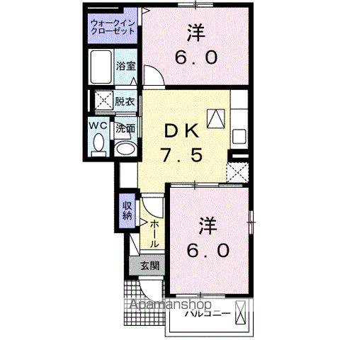 ヌーベルアンジュIIの間取り写真