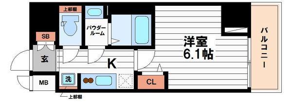 プレサンス天満橋ヴェルエラの間取り写真