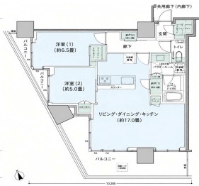 グランドシティタワー池袋の間取り写真