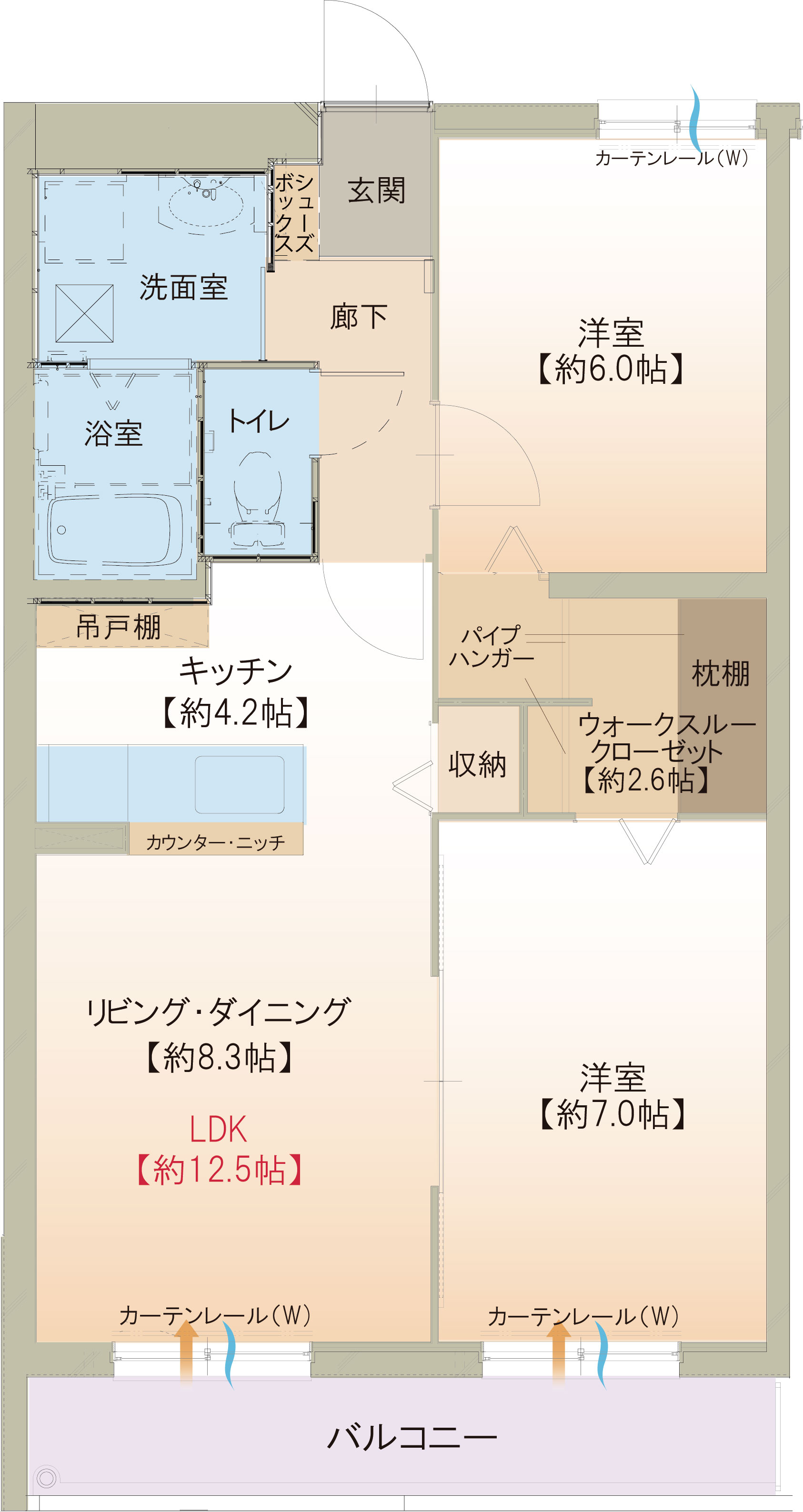 クリアハートの間取り