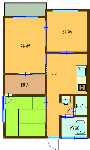 アップルハイツの間取り