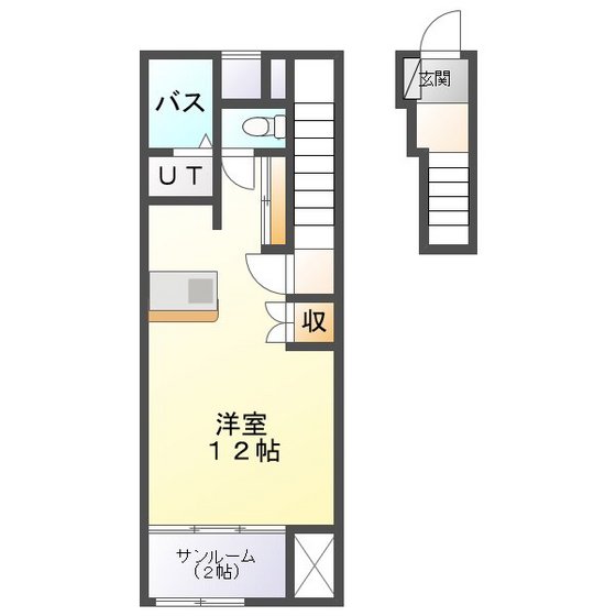 バスティード海山道の間取り