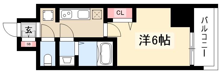 プレサンス大須観音フィエスタの間取り