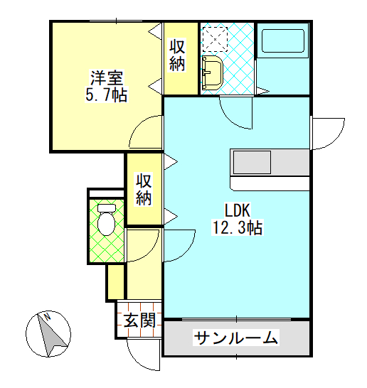 サフィーナの間取り