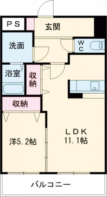 M‘ｓソレイユの間取り