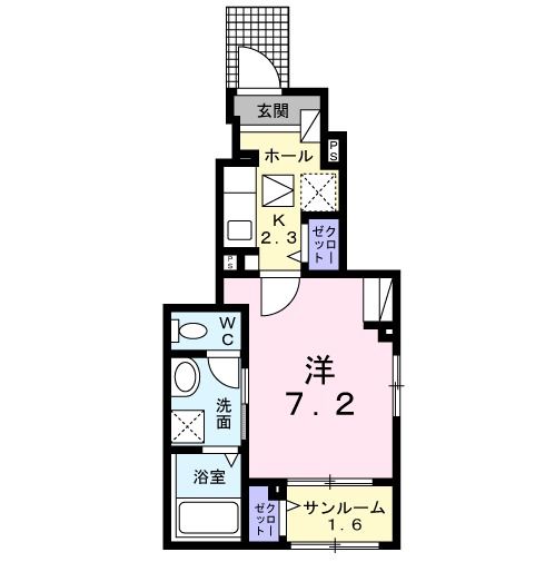 名古屋市南区砂口町のアパートの間取り