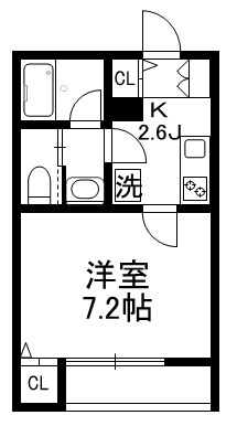 板橋区幸町のマンションの間取り