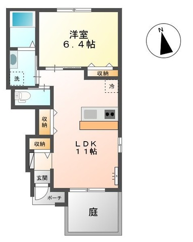 利便性良好の好立地物件の間取り