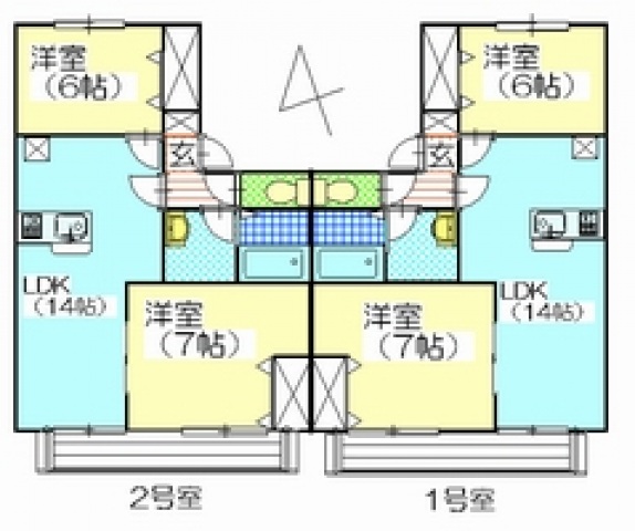 カーサ松崎の間取り