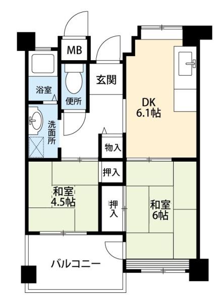 【住吉団地の間取り】