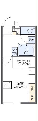 レオパレスジュネスＫの間取り