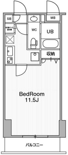 アーバンフラッツ池袋プレミアムの間取り