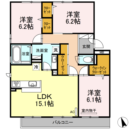 エスペランサ光井の間取り