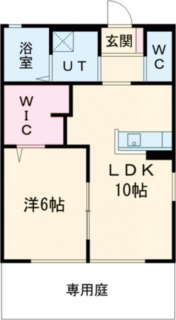 ロザージュの間取り