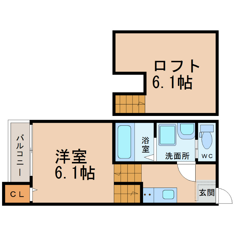 アネックス山脇の間取り