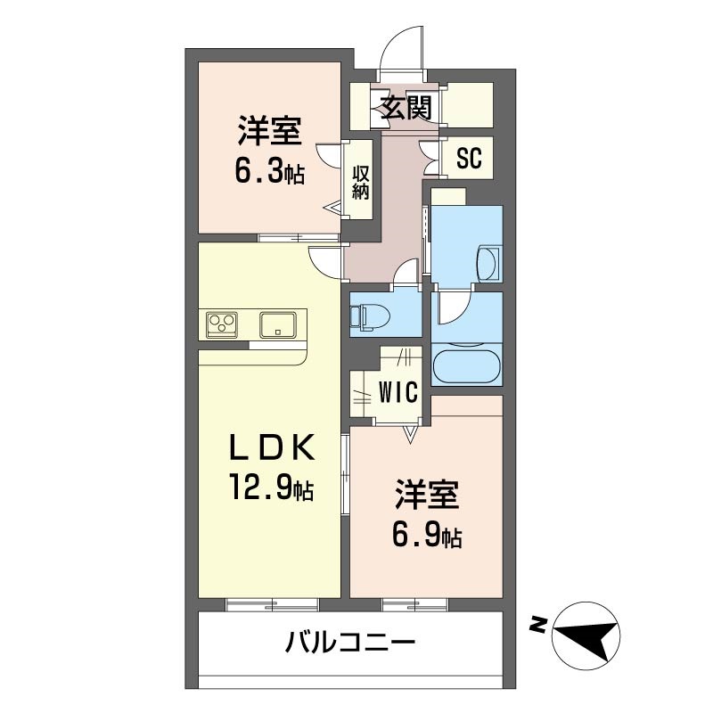 アクサリアスの間取り