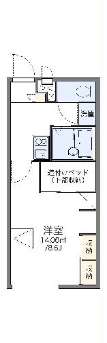 レオパレス諏訪形の間取り