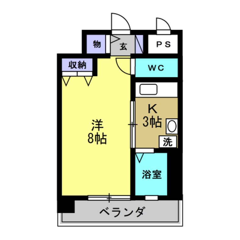 ソアレとこなめの間取り