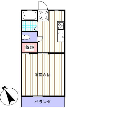 メゾンドールYASAKAの間取り