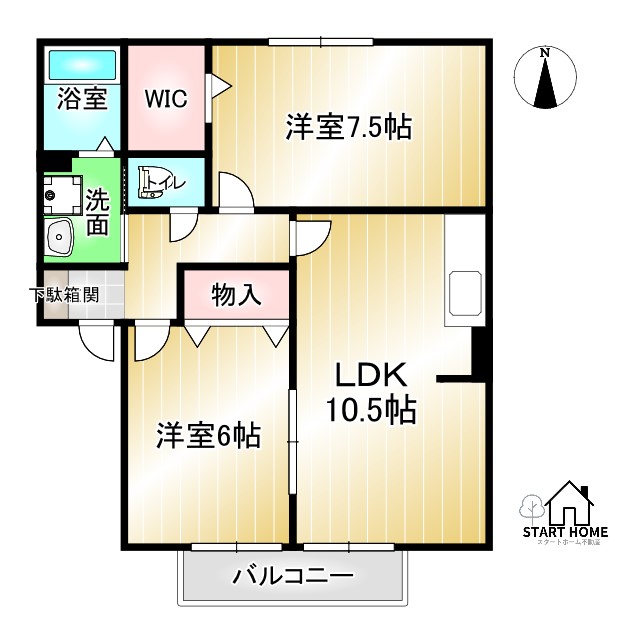 ポルトベールの間取り