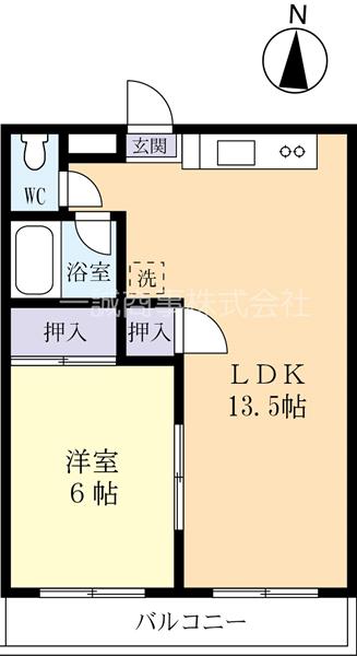 下妻コーポの間取り