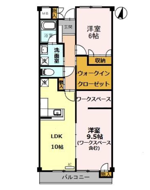 ハイツ吉田の間取り