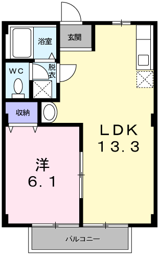 エスポワール双葉の間取り