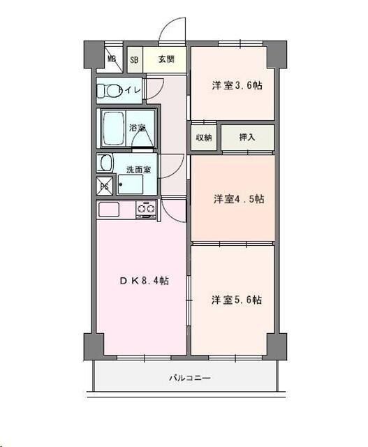 センチュリー吹上の間取り