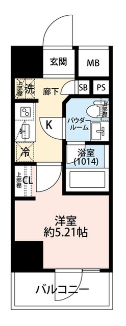 プレール・ドゥーク川口並木の間取り