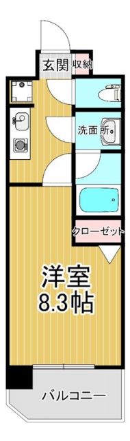 ＢＵＥＮＡ東大通の間取り