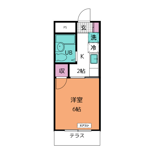 メゾン小坂　Ｂの間取り