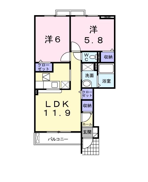 【モルゲンレーテの間取り】