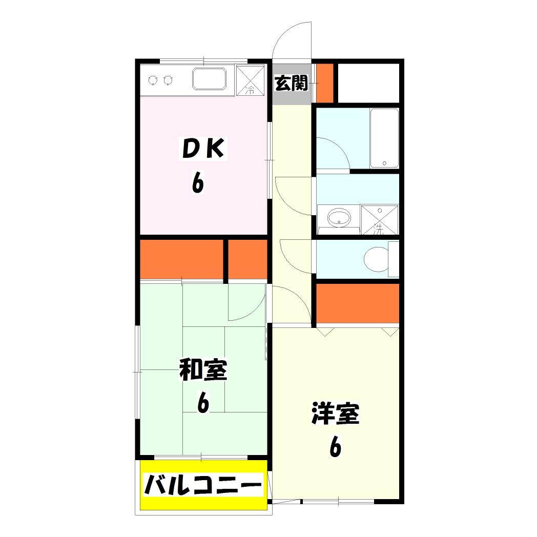 足立区伊興のマンションの間取り