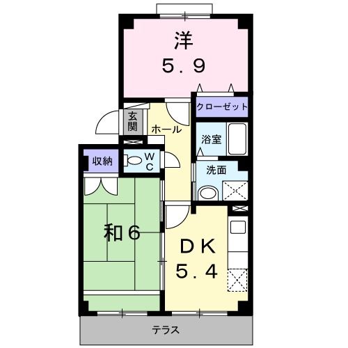 アーバン宮園の間取り