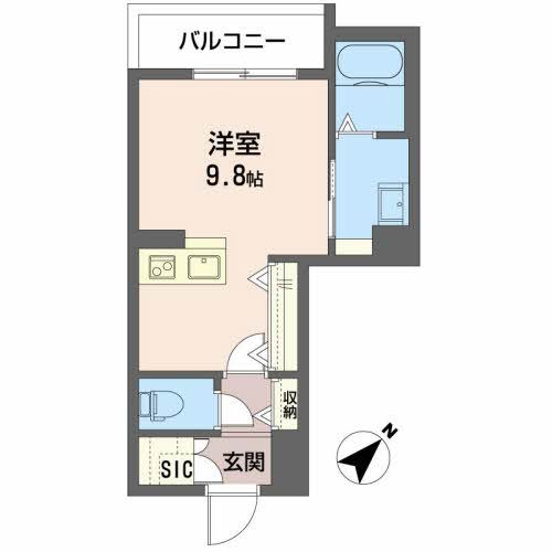 鈴鹿市中江島町のマンションの間取り