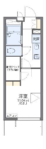 レオパレス掛休の間取り