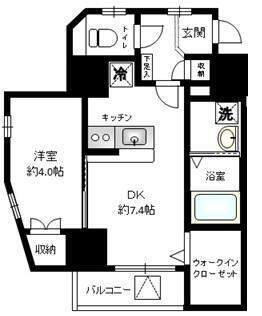 ＰａｕｌｏｗｎｉａＶａｌｌｅｙｔａｋｅ８東神奈川の間取り