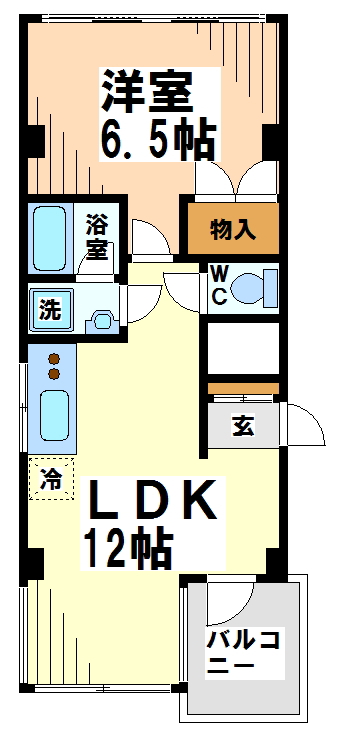 桜コーポの間取り