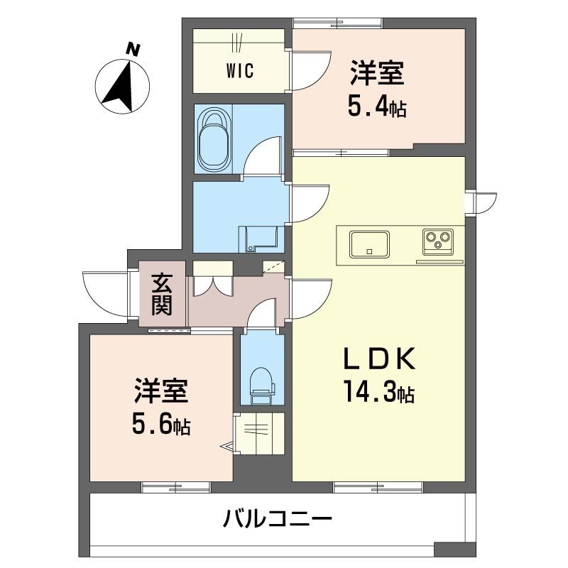 シエール　メテオールの間取り