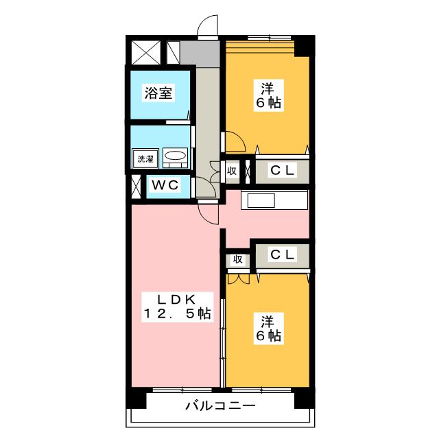 カーサ　クラロの間取り