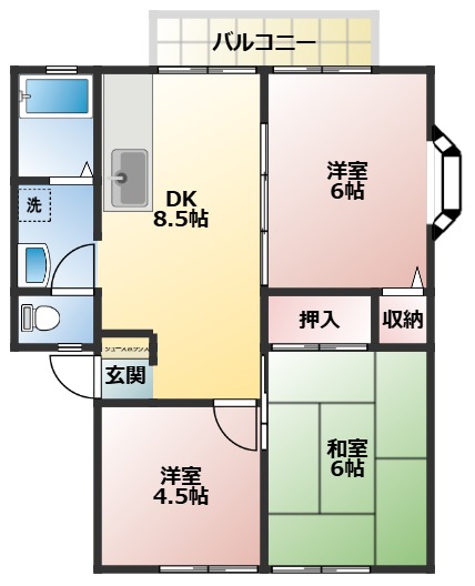 ボナールの間取り